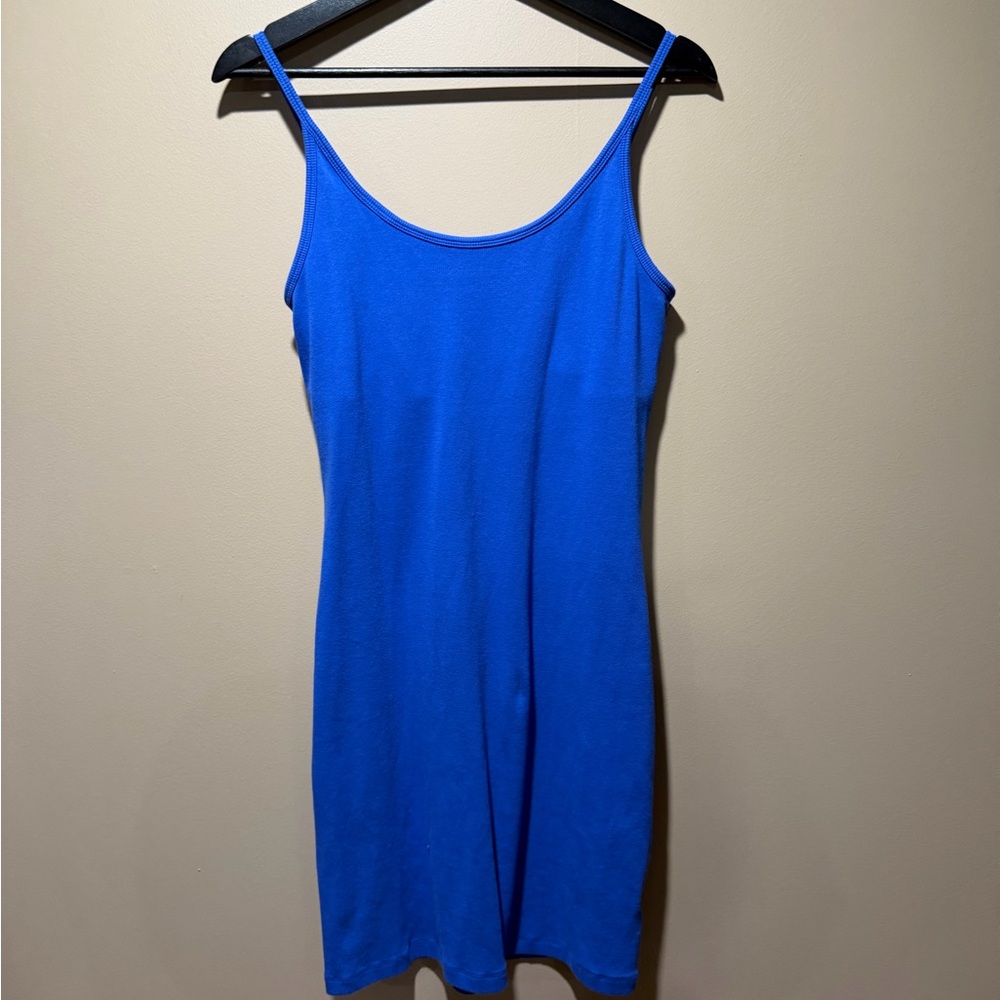 Old Navy Blue Spaghetti Strap Dress